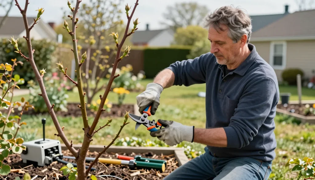 La taille des rosiers les rend plus vigoureux