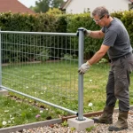 Clôture rigide de jardin : comment l’installer ?