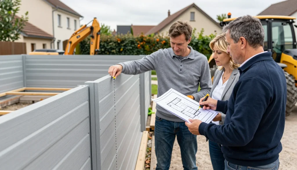 Vérifier la réglementation avant d’installer une clôture rigide