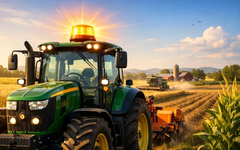 Gyrophare LED pour tracteur agricole : les critères essentiels pour faire le bon choix