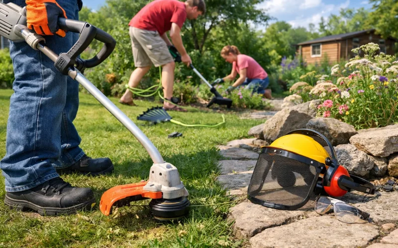 Sécurité avec un taille-bordure : les erreurs à éviter pour travailler sans risque